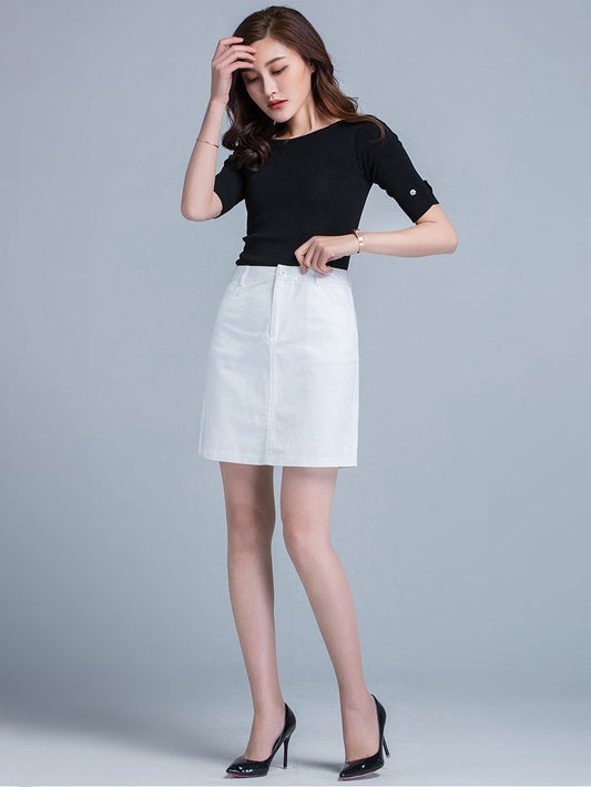 Womens Mid Rise Skort