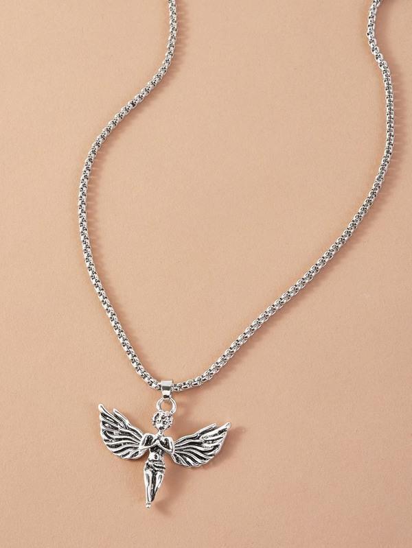 1pc Angel Charm Necklace - INS | Online Fashion Free Shipping Clothing, Dresses, Tops, Shoes