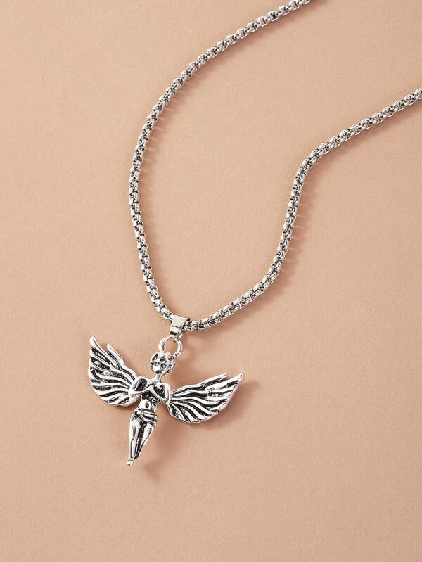 1pc Angel Charm Necklace - INS | Online Fashion Free Shipping Clothing, Dresses, Tops, Shoes