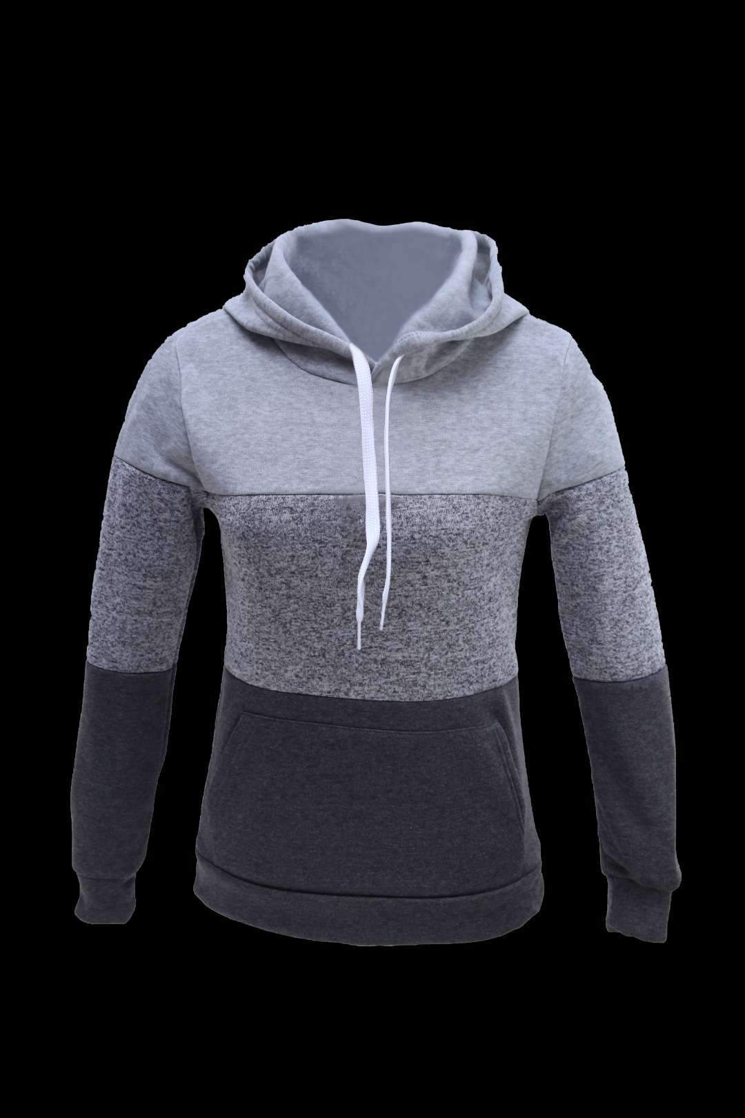 Women's Sports Hoodie Color Patchwork Long Sleeve Pullover Hoodie