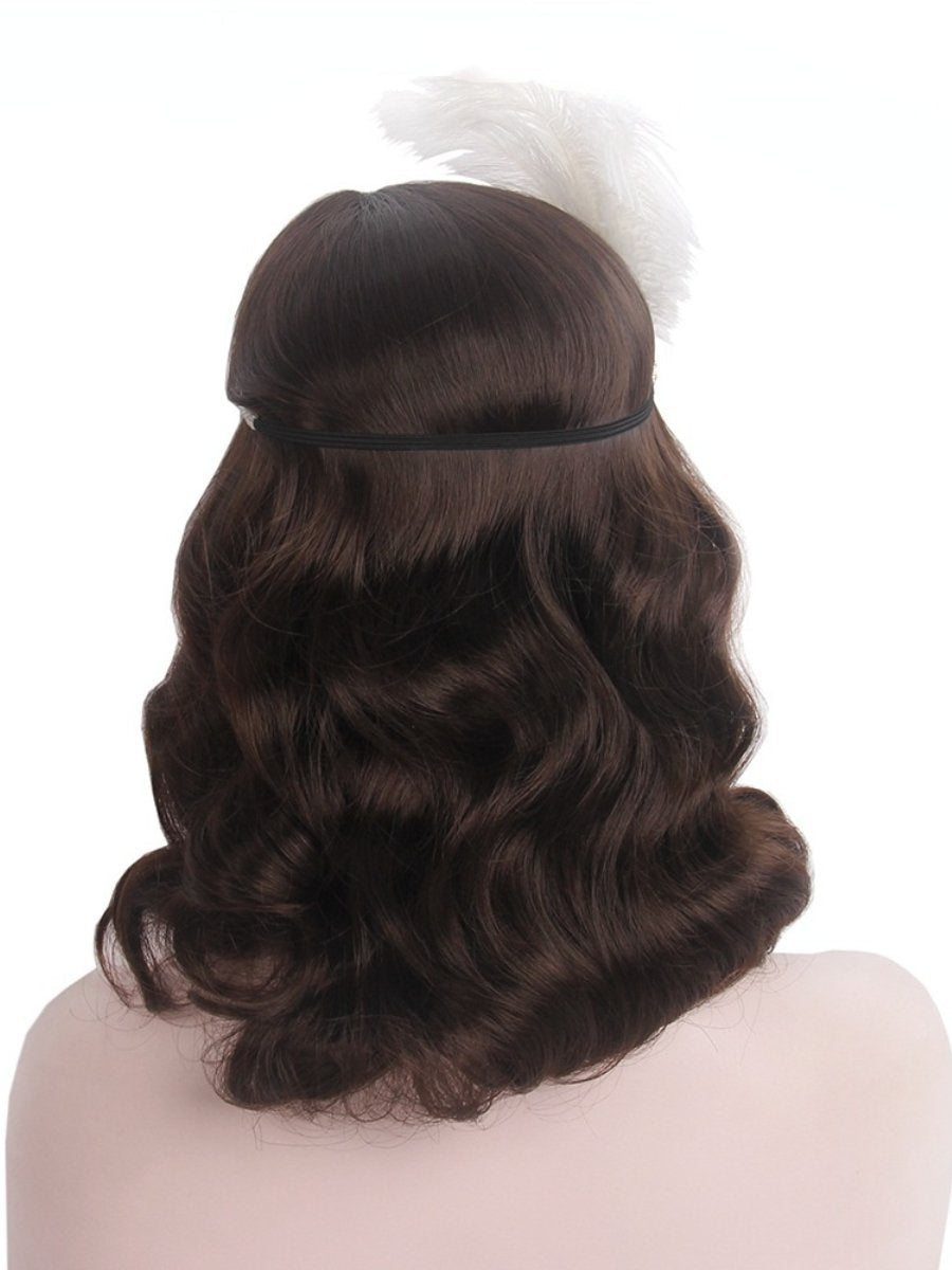 Women's Wigs Classical Water Ripple Curly Opera Cosplay Short Wigs