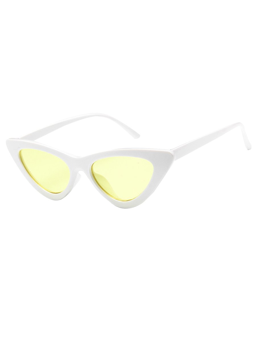 Women's Sunglasses Retro Triangle Tinted Lens Casual Cat Eye Sunglass