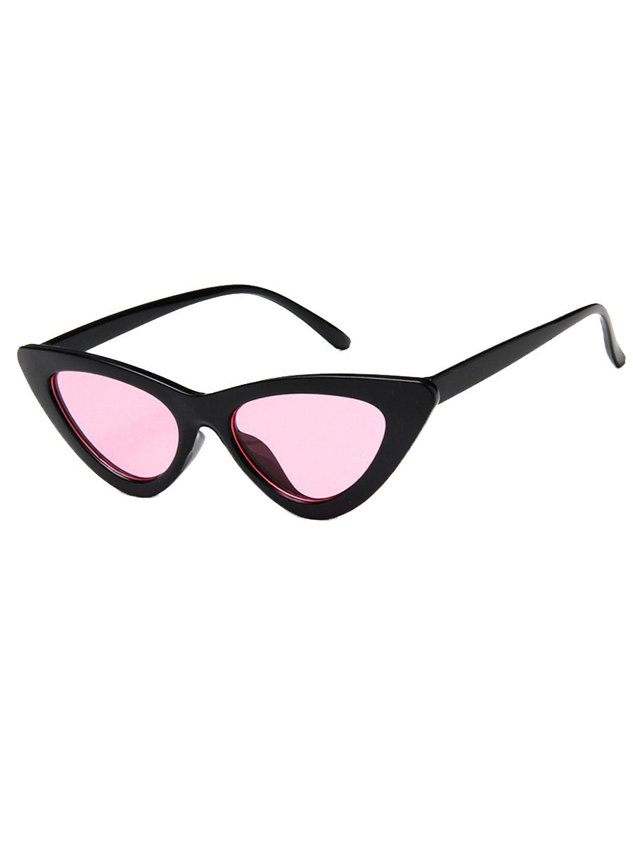 Women's Sunglasses Retro Triangle Tinted Lens Casual Cat Eye Sunglass