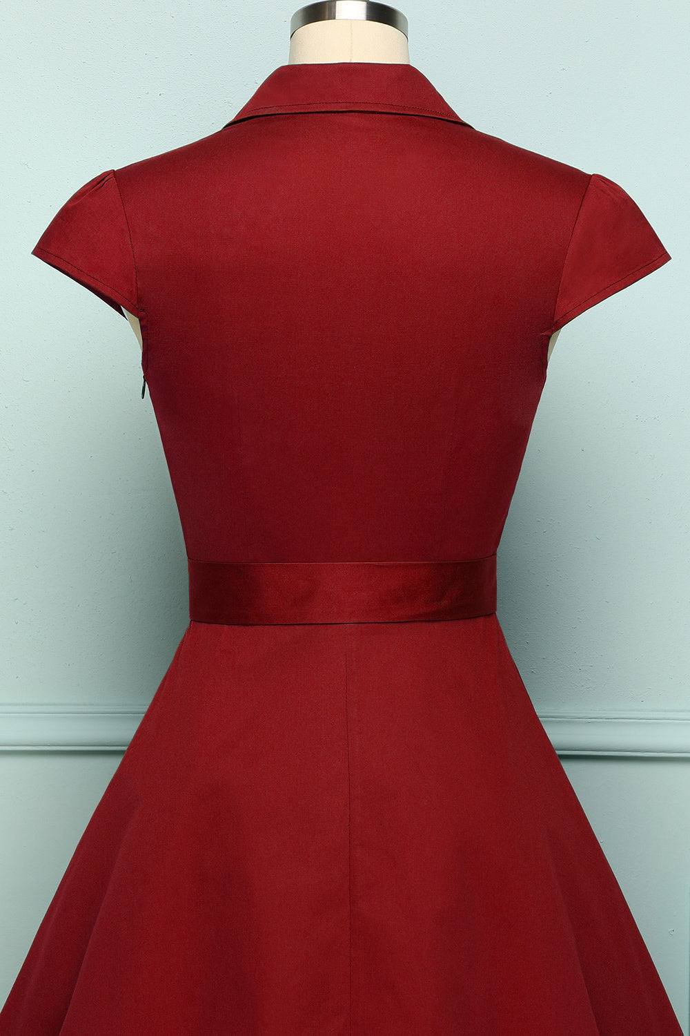 1950s Dark Red Swing