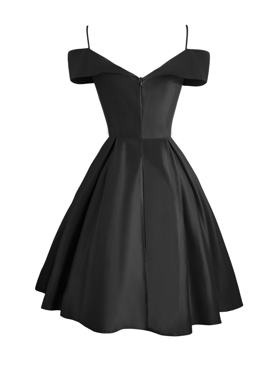 Womens A-line Strapless Dress Ruffled Mini Dress