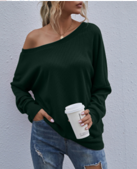 Women's Stylish Lose Long Sleeved T-shirt