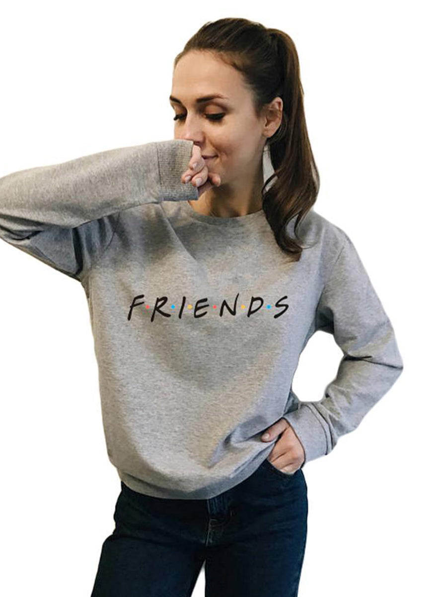 Womens Long Sleeve Sweatshirt Casual Pullover For Autumn And Winter