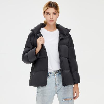 Women's Winter Coats Lightweight Stand Collar Short Duck Down Jackets