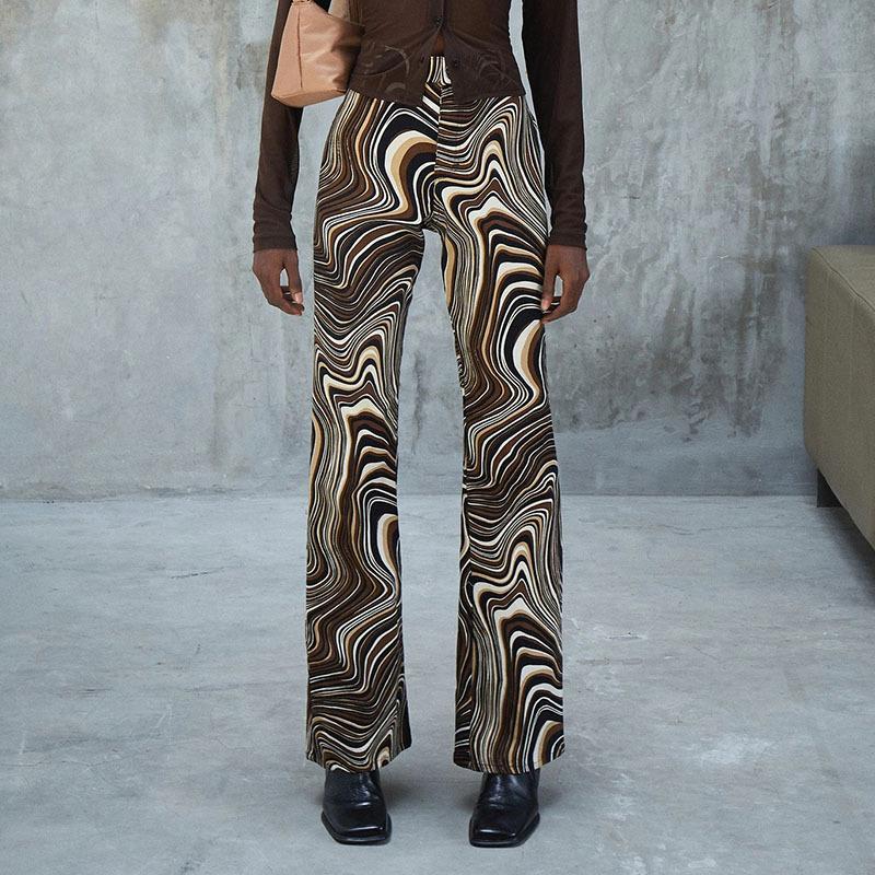 Women's Y2K Pants Tie Dye Print High Waist Streetwear Pants