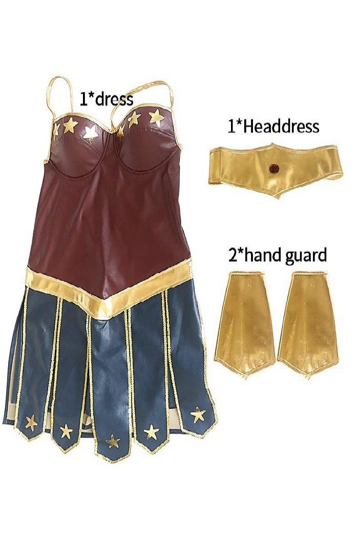 Womens Wonder Woman Halloween Costume All Sizes