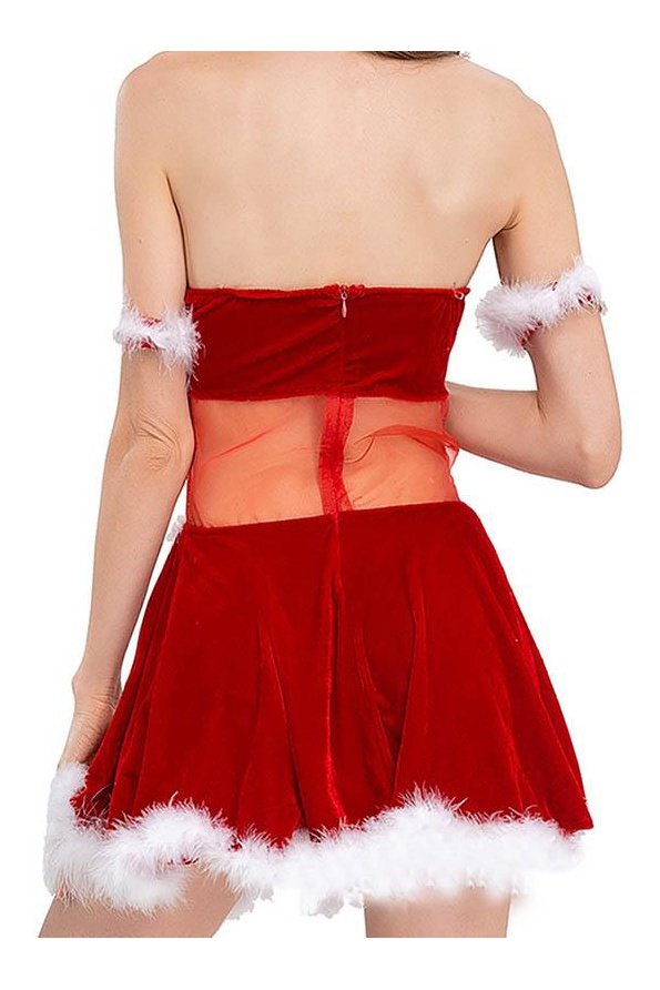 Womens Santa Dress Deluxe Santa Suit