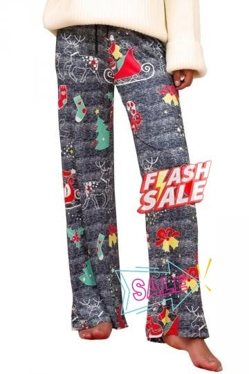 Womens Santa Pajama Lounge Pants