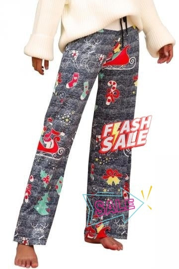 Womens Santa Pajama Lounge Pants