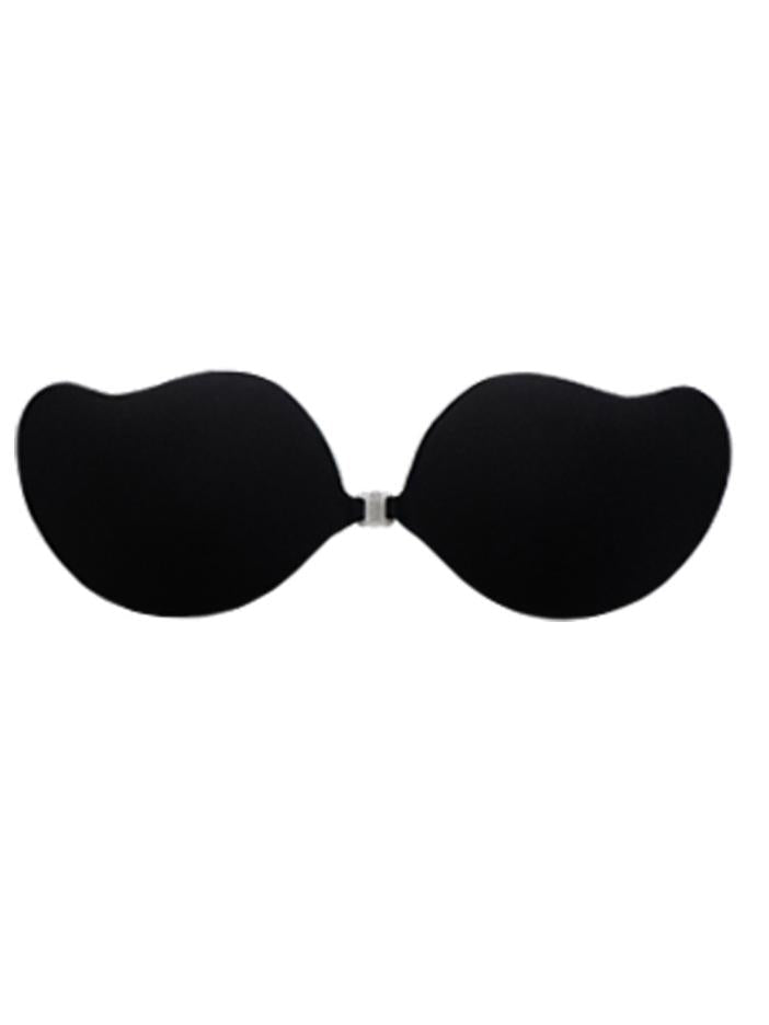 Women's Strapless Sticky Bra Self Adhesive Backless Push Up Bra Reusable Invisible Silicone Bras