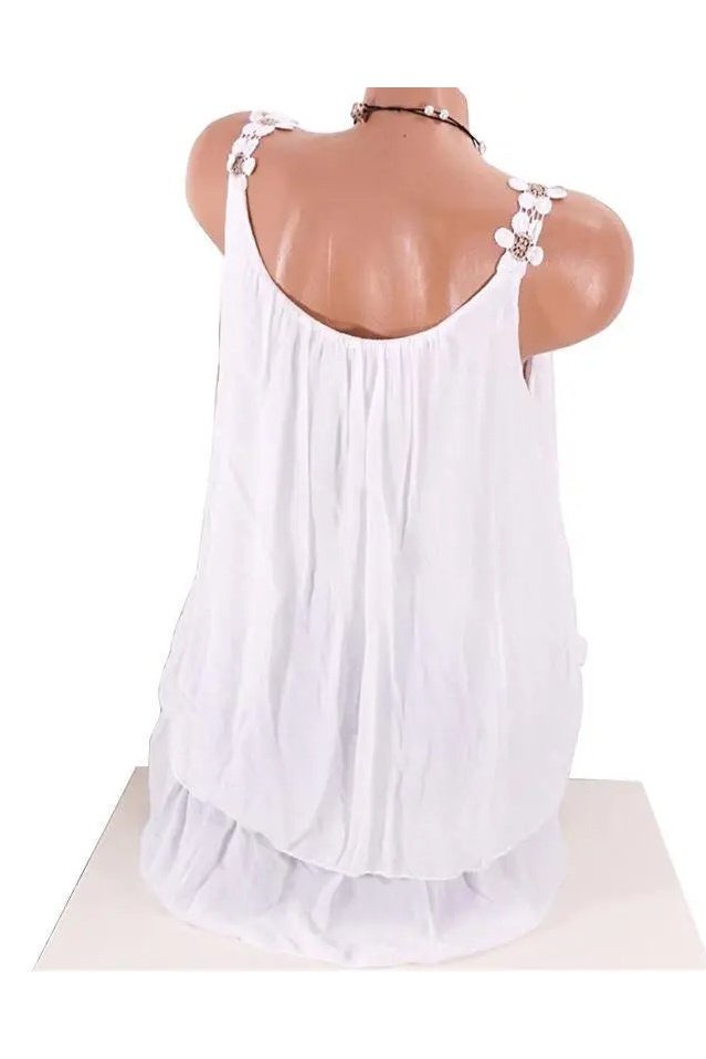 Women's Solid Lace Straps Summer Tops Ladies Casual Plus Size Tank Top