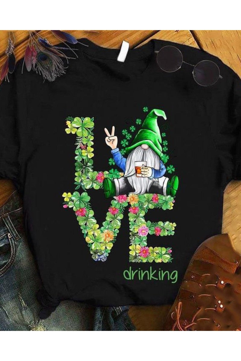 Women's St. Patrick's Day Crew Neck Short Sleeve T-Shirt