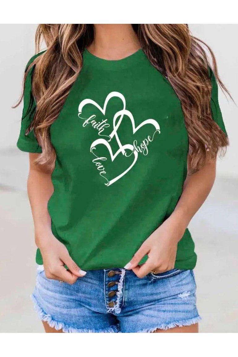 Women's St. Patrick's Print Casual T-Shirt