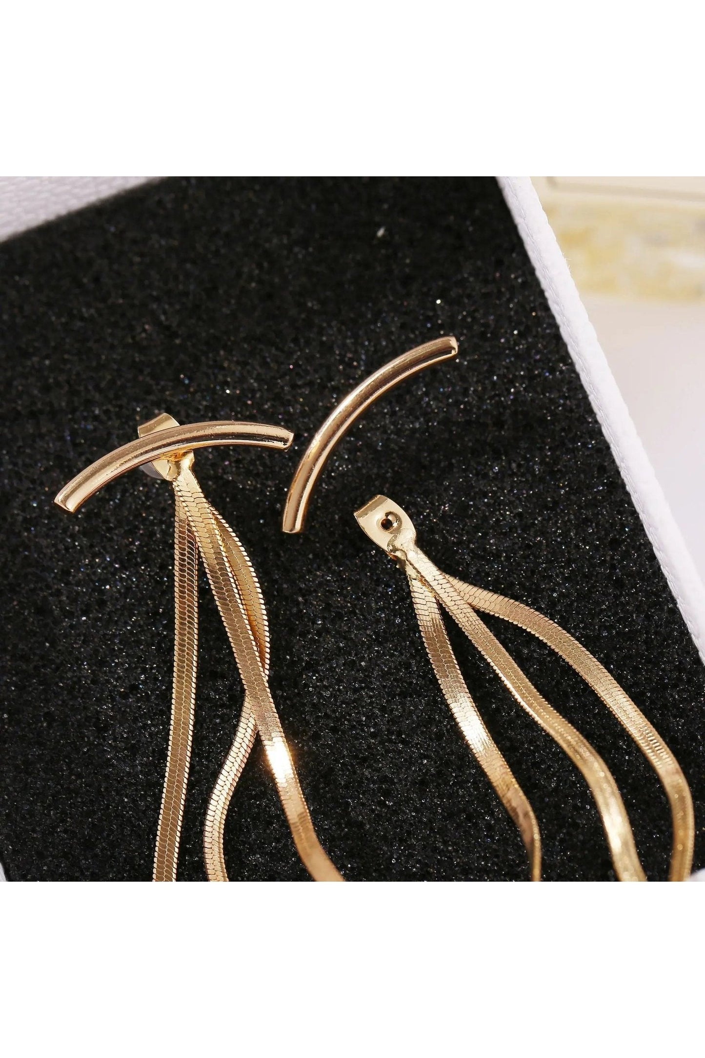 Women's Tassel Metal Earrings