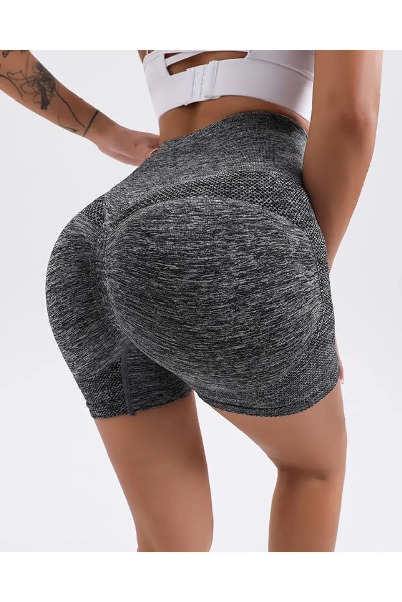 Women's Tummy Control Booty Lifting Seamless Yoga Shorts