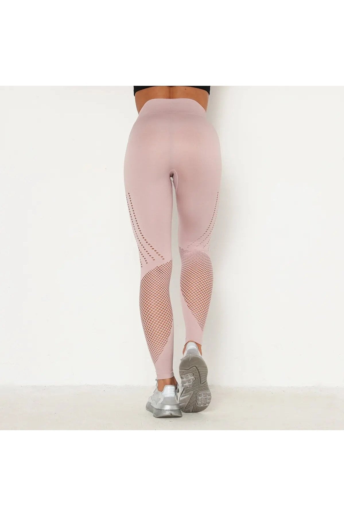 Women's Tummy Control Hollow Out Seamless Yoga Leggings