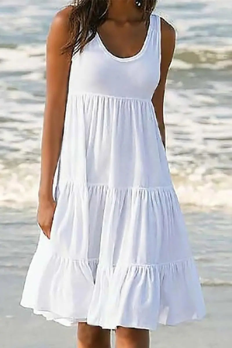 Women's Vacation Tank Top Dress