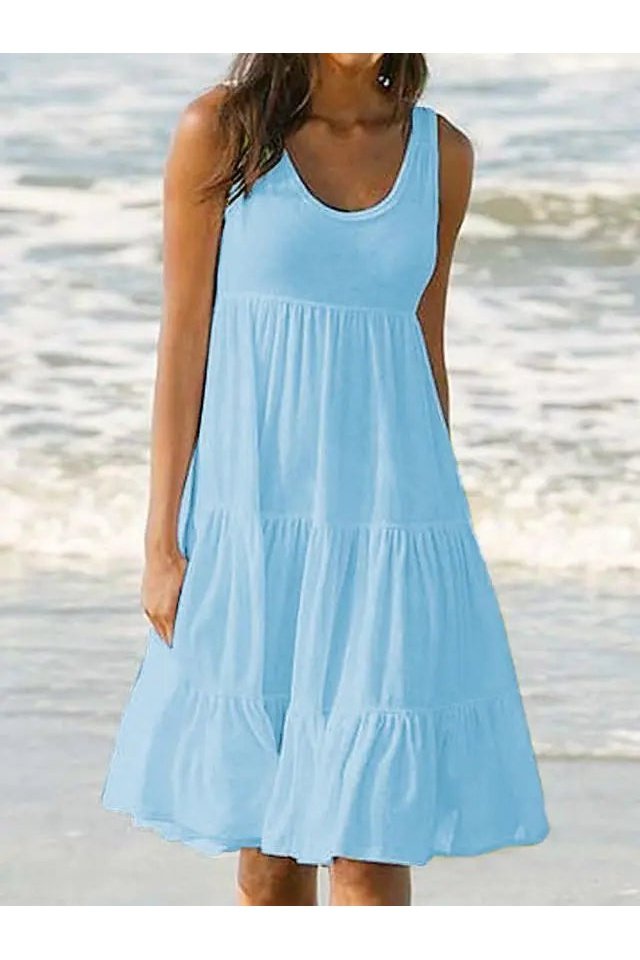 Women's Vacation Tank Top Dress