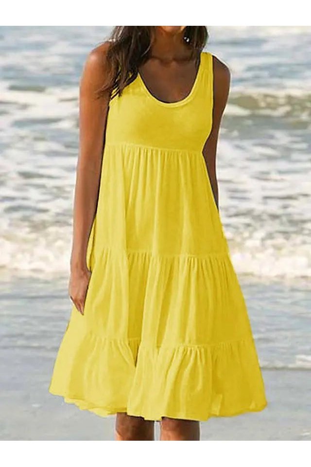 Women's Vacation Tank Top Dress