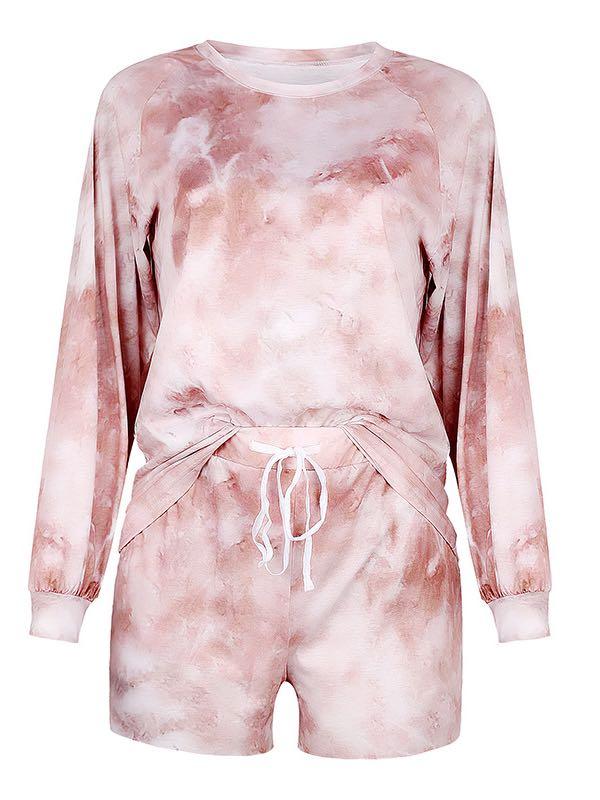 Women's Tie-Dye Pajama Set