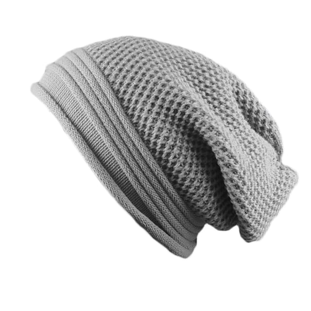 Women's Stylish Beanie Slouchy Knitted Pure Color Outdoor Comfort Winter Hat