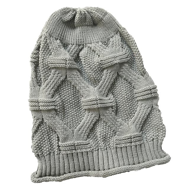 Women's Stylish Beanie Slouchy Street Dailywear Knitted Pure Color Winter Hat