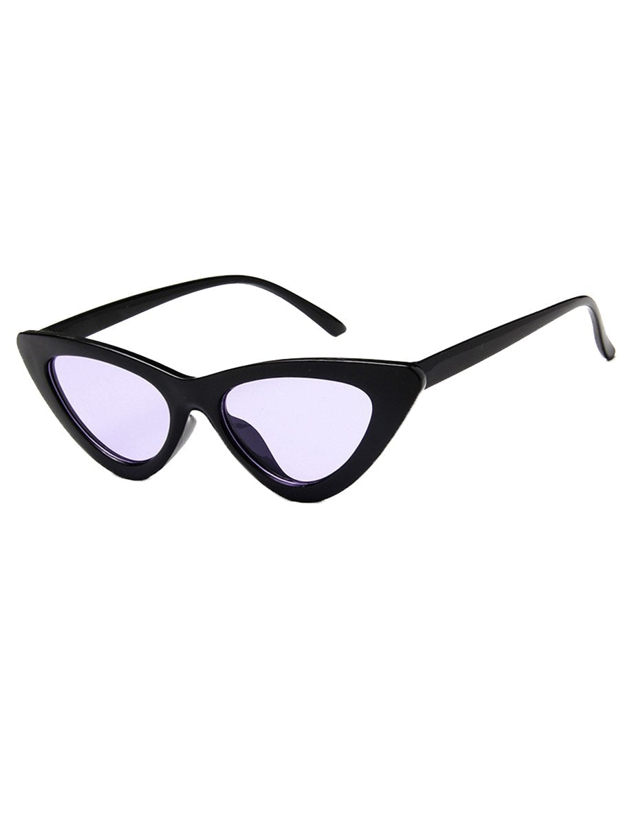 Women's Sunglasses Retro Triangle Tinted Lens Casual Cat Eye Sunglass