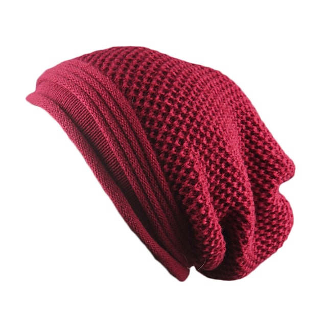 Women's Stylish Beanie Slouchy Knitted Pure Color Outdoor Comfort Winter Hat