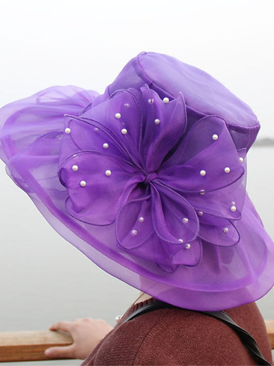 Women's Stylish Sun Hat Home Street Dailywear Sequins Flower Comfort Hat