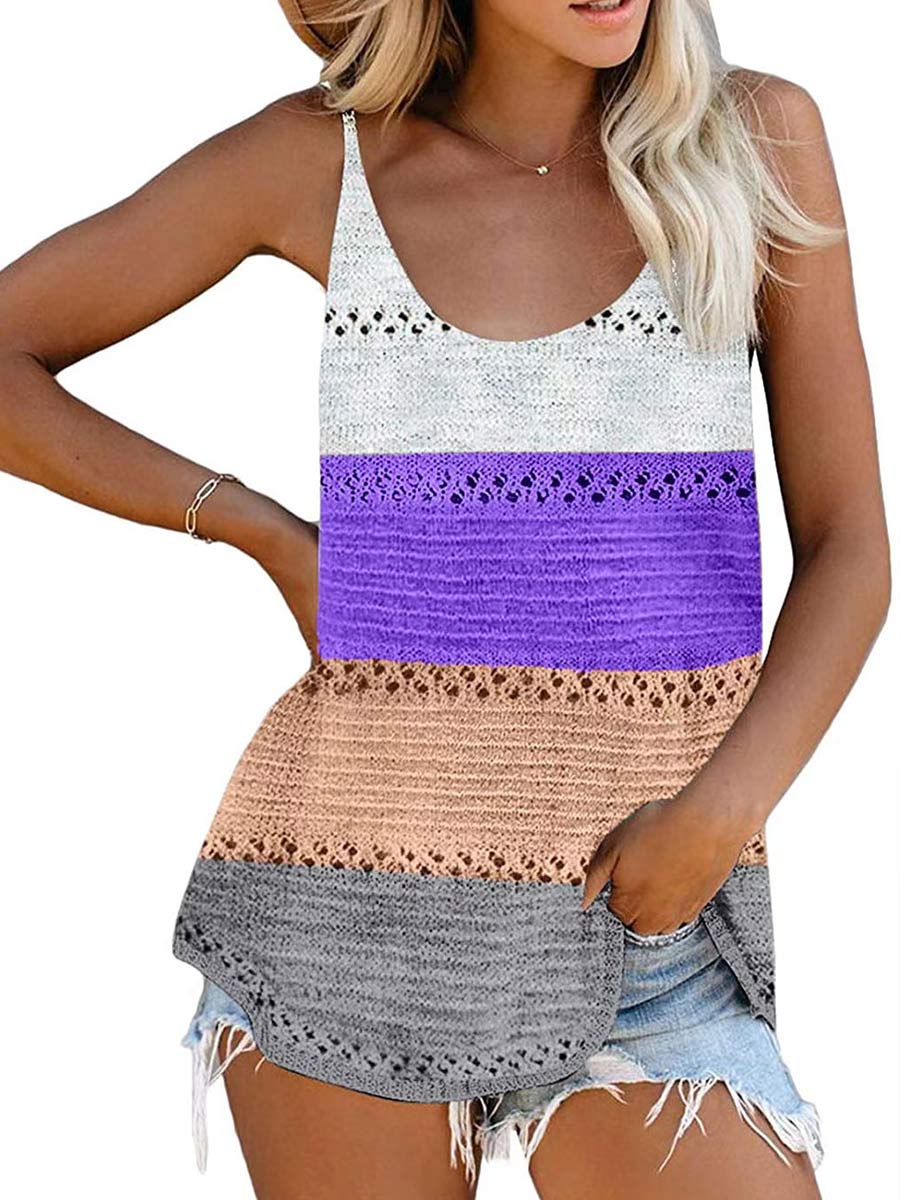 Women's Tops Loose Knit Sweater Plus Size Casual Sleeveless Camisole