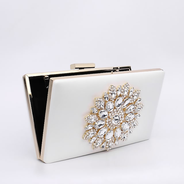 Women's Wedding Bags Crystals Rhinestone Floral Pattern Evening Bag