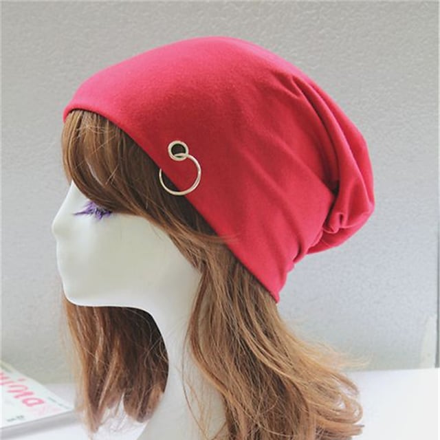 Women's Stylish Beanie Slouchy Dailywear Knitted Pure Color Comfort Winter Hat