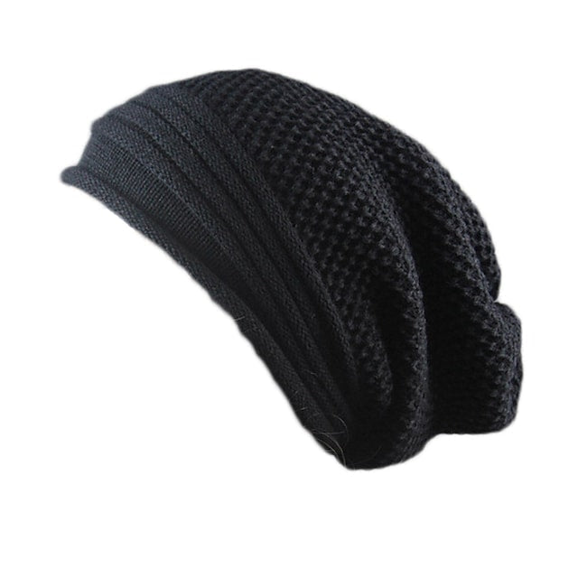 Women's Stylish Beanie Slouchy Knitted Pure Color Outdoor Comfort Winter Hat