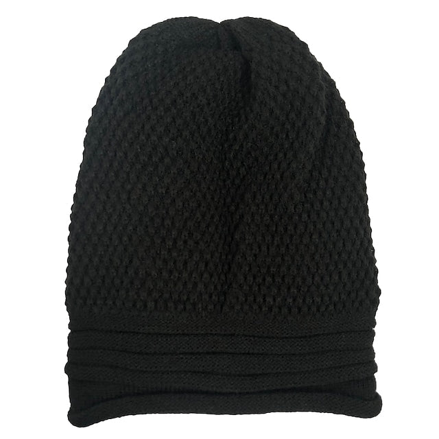 Women's Stylish Beanie Slouchy Knitted Pure Color Outdoor Comfort Winter Hat