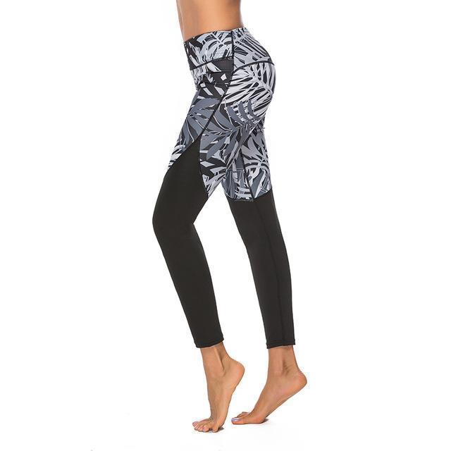 Workout leggings - Orphea black - High waist