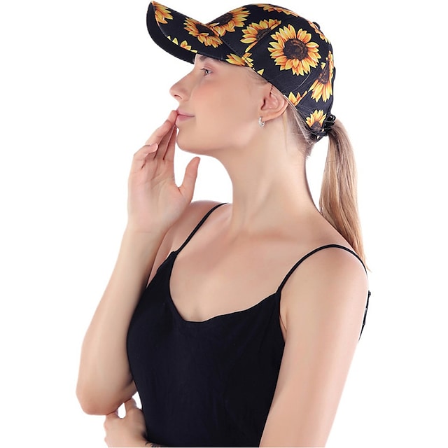 Women's Stylish Baseball Cap Print Comfort Breathable Sun Protection Hat