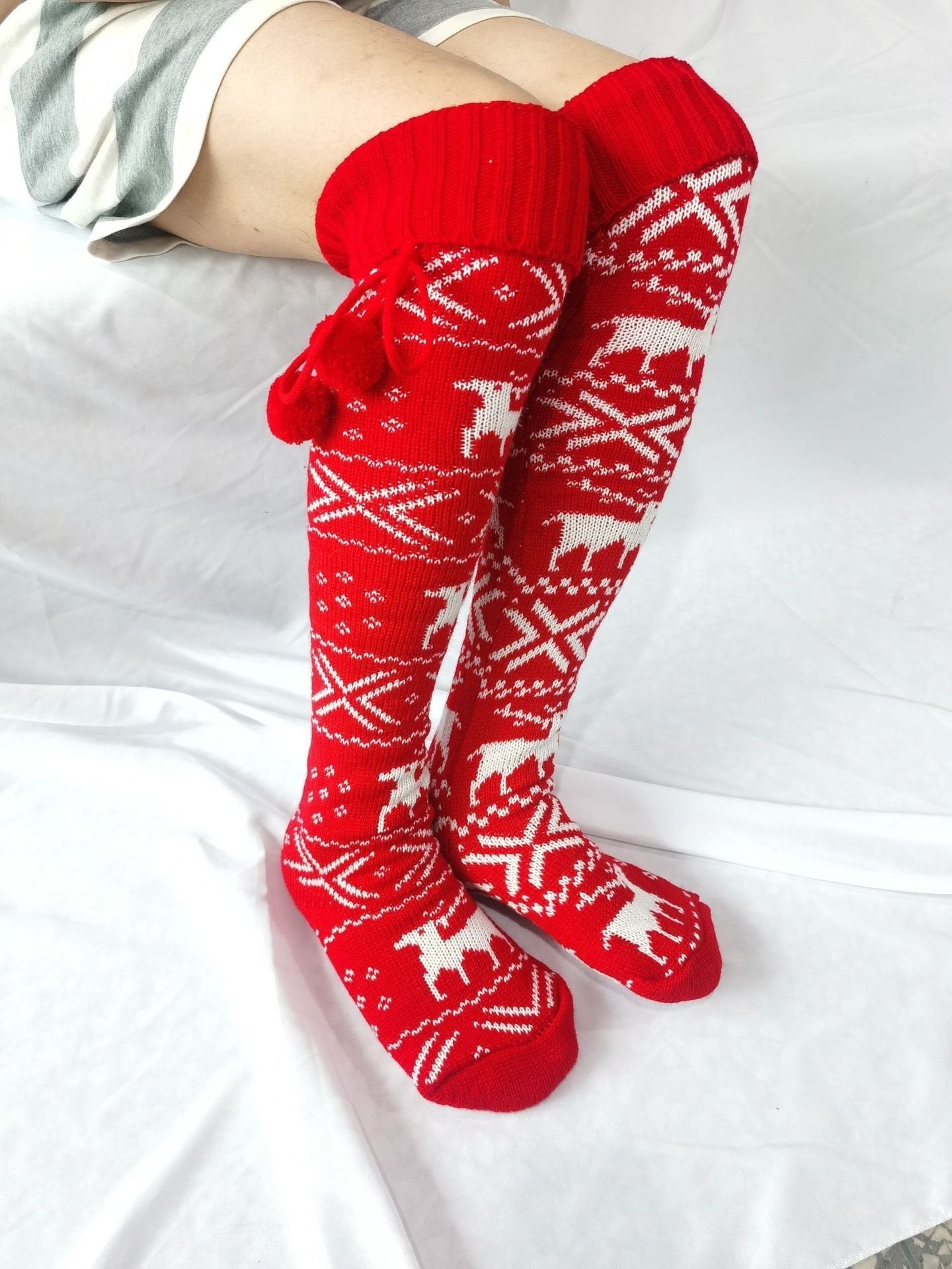 Women's Socks Christmas Elk In Tube Pile Pile Woolen Socks - Accs & Jewelry - INS | Online Fashion Free Shipping Clothing, Dresses, Tops, Shoes - 10-20 - 16/11/2021 - Accs & Jewelry