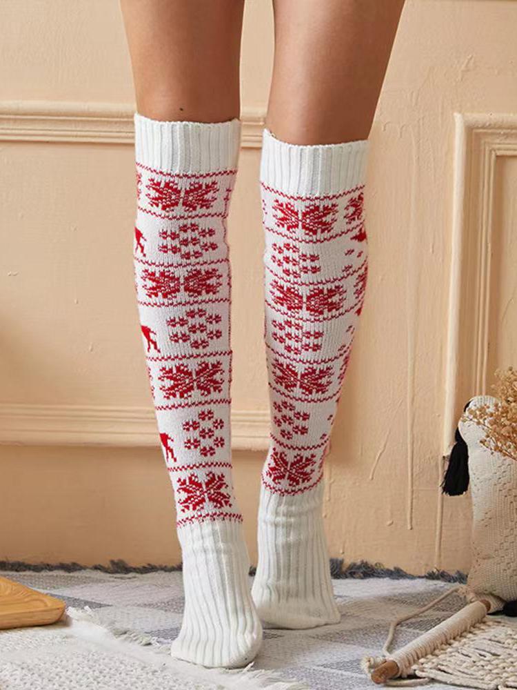 Women's Socks Christmas Elk Stockings Pile Pile Stockings Woolen Socks - Accs & Jewelry - INS | Online Fashion Free Shipping Clothing, Dresses, Tops, Shoes - 10-20 - 16/11/2021 - Accs & Jewelry