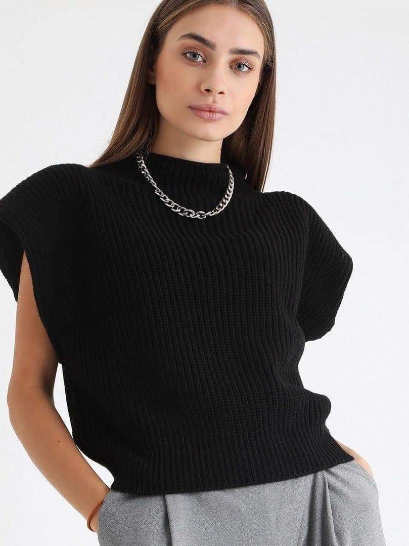 Women's Solid Sleeveless Sweater - INS | Online Fashion Free Shipping Clothing, Dresses, Tops, Shoes