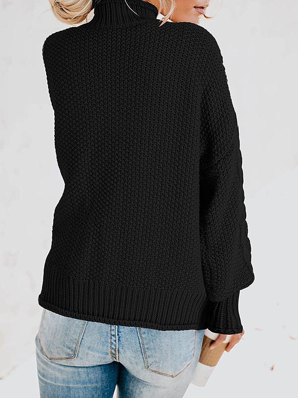 Women's Sweaters Turtleneck Long Sleeve Straight Sweater - Cardigans & Sweaters - INS | Online Fashion Free Shipping Clothing, Dresses, Tops, Shoes - 11/10/2021 - 20-30 - Cardigans & Sweaters