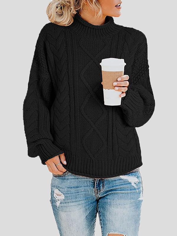 Women's Sweaters Turtleneck Long Sleeve Straight Sweater - Cardigans & Sweaters - INS | Online Fashion Free Shipping Clothing, Dresses, Tops, Shoes - 11/10/2021 - 20-30 - Cardigans & Sweaters