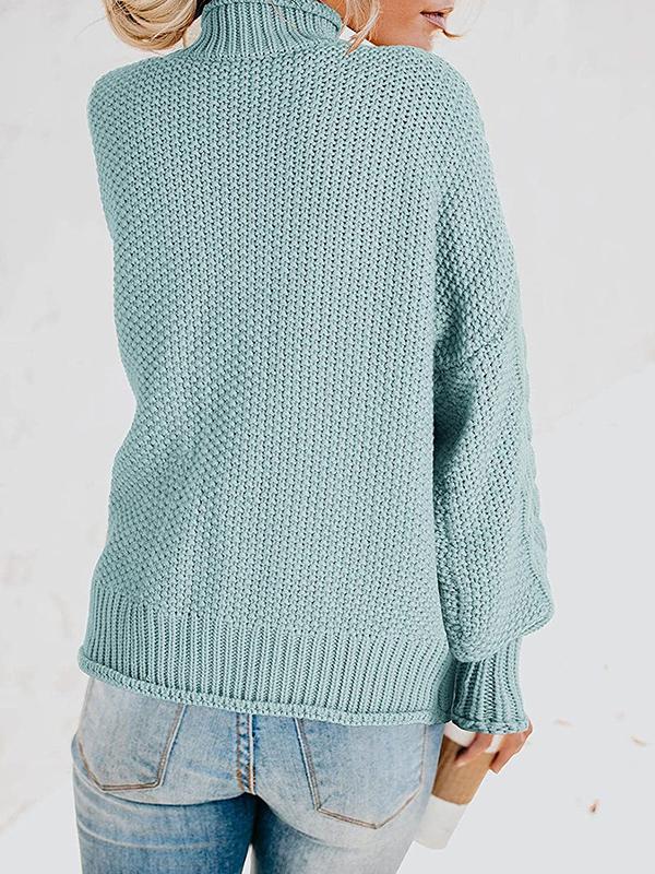 Women's Sweaters Turtleneck Long Sleeve Straight Sweater - Cardigans & Sweaters - INS | Online Fashion Free Shipping Clothing, Dresses, Tops, Shoes - 11/10/2021 - 20-30 - Cardigans & Sweaters