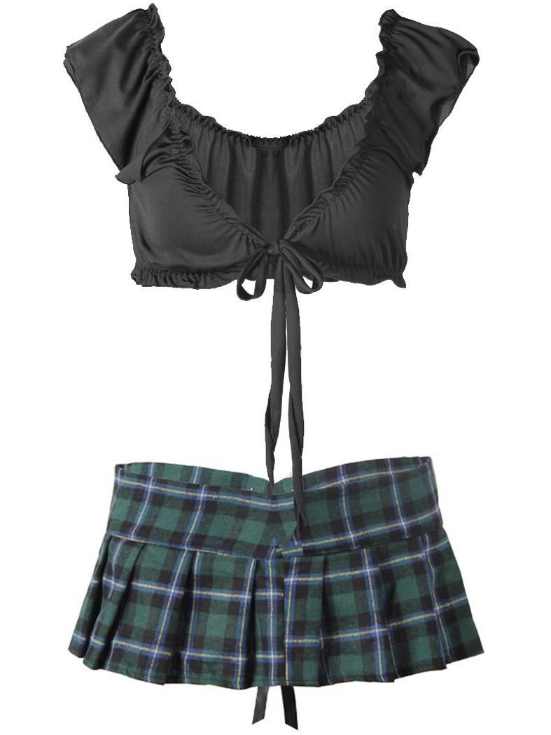 Women's Ultra Short Plaid Skirt With Bow - INS | Online Fashion Free Shipping Clothing, Dresses, Tops, Shoes