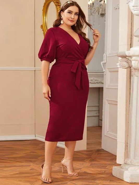 Women's V-neck Dress - INS | Online Fashion Free Shipping Clothing, Dresses, Tops, Shoes