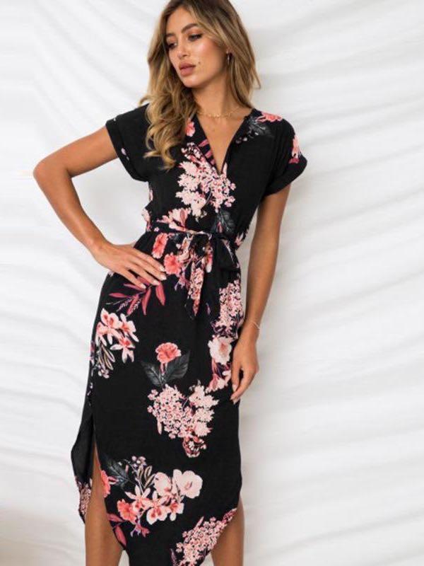 Women's V Neck Dress For Summer - INS | Online Fashion Free Shipping Clothing, Dresses, Tops, Shoes