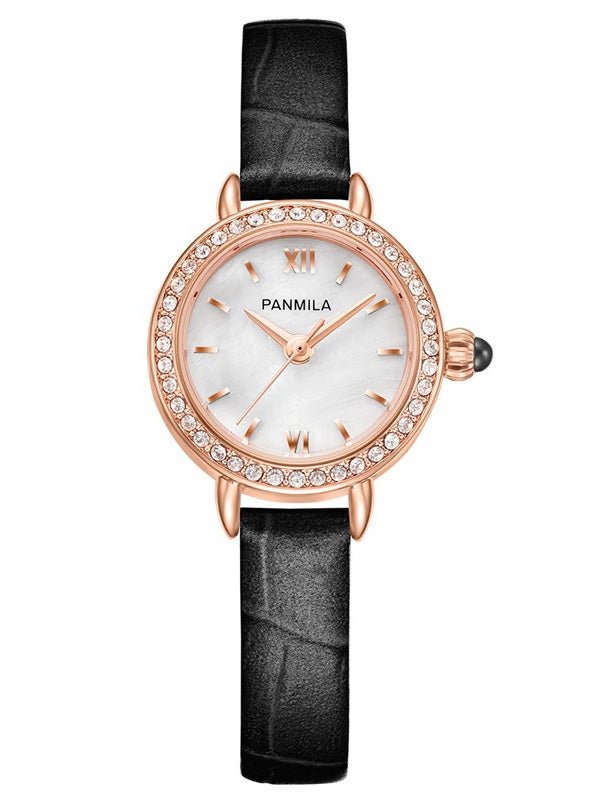 Women's Watches Diamond Waterproof Leather Strap Watch - Watches - Instastyled | Online Fashion Free Shipping Clothing, Dresses, Tops, Shoes - 24/03/2022 - All Accs & Jewelry - color-apricot